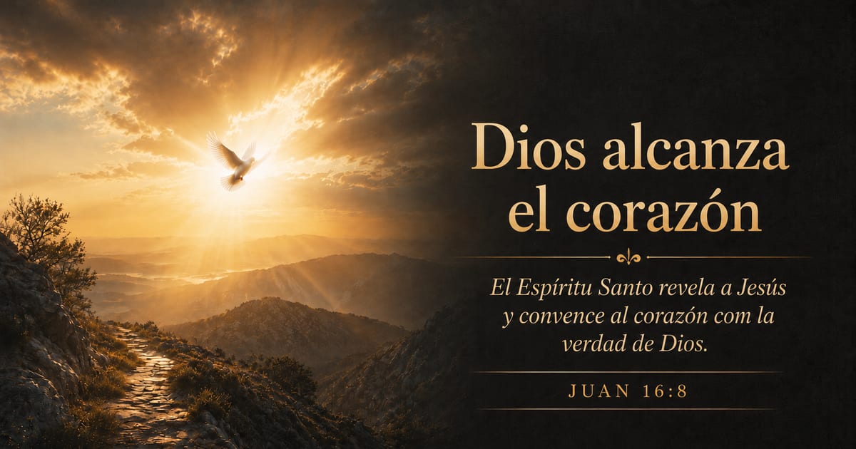 Dios alcanza el corazón | Devocional sobre Juan 16:8 | Simples Assim, Jesus
